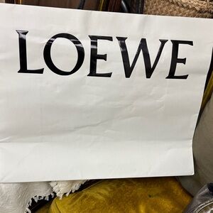 Loewe White Logo Tote